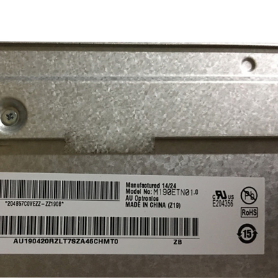 درجة A + الجودة G190ETN01.0 AUO 19 بوصة 1280 * 1024 شاشة LCD 350 شمعة / المتر المربع انخفاض استهلاك الطاقة لوحة TFT LCD
