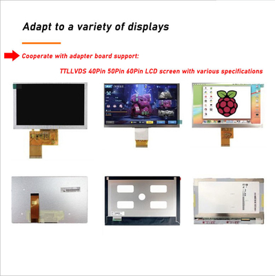 سعر جيد لوحة تشغيل HDMI VGA AV 50 Pin LCD 800x480 IPS الانترنت
