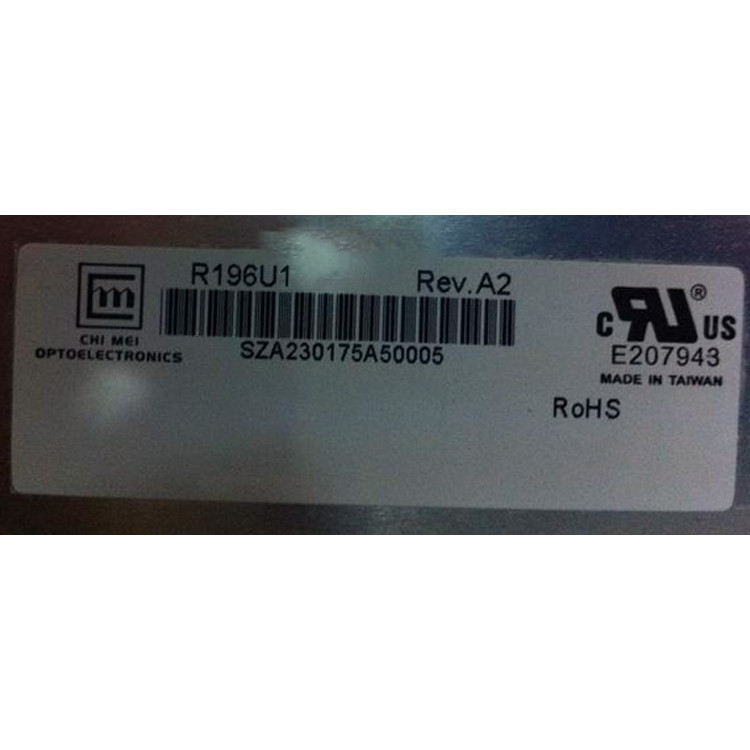 R196U1 19.6 بوصة لوحة شاشة LCD جديدة أصلية للاستخدام الطبي