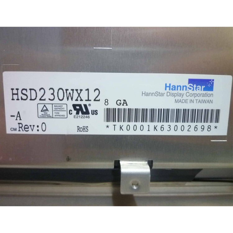 HSD230WX12-A الأصلي 23.0 بوصة 1280 * 768 شاشة LCD LVDS لـ HannStar