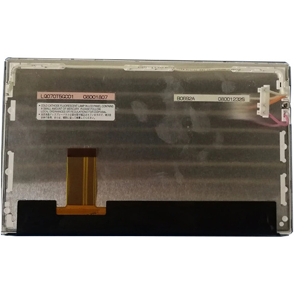 LQ070T5GC01 الأصلي في المخزون 7.0 بوصة شاشة عرض LCD لسيارة تحديد المواقع GPS