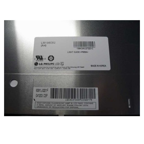 LM190E02-A4 19.0 بوصة 1280 * 1024 وحدات شاشة LCD لمراقبة سطح المكتب